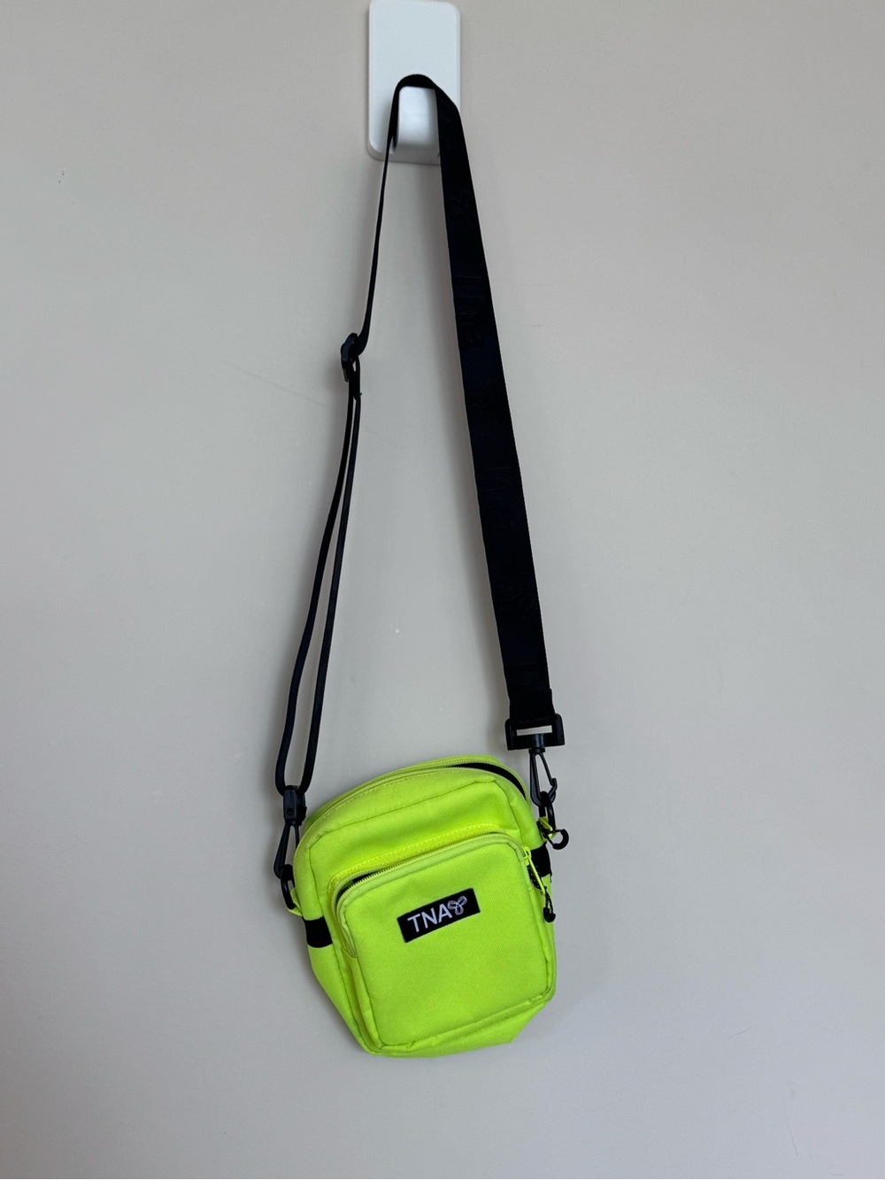 TNA Neon Green Crossbody Shoulder Bag